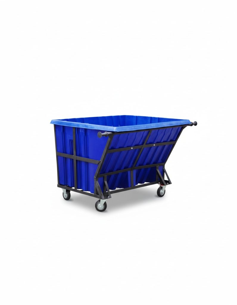 Plastic Leach Bin 1500 Liter leach bin 1100 liter leach bin Plastic with metal frame leach bin Nordvox