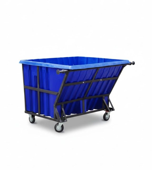 Plastic Leach Bin 1500 Liter leach bin 1100 liter leach bin Plastic with metal frame leach bin Nordvox