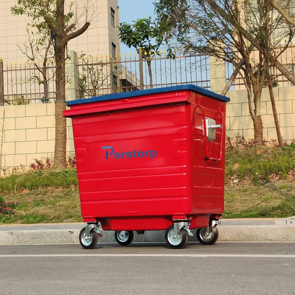 PG & GP Nordvox Galvanized Wheel Bin