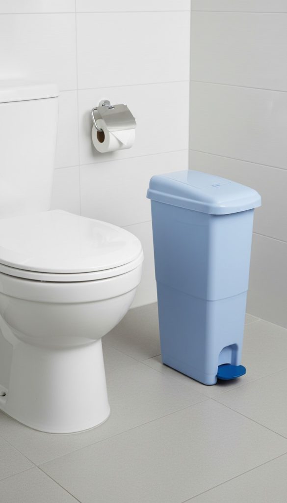 Feminine - Hygiene Sanitary Waste Bin for Women or Ladies Wash Room 