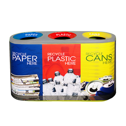 2630 - Recycling Bin 3-in-1