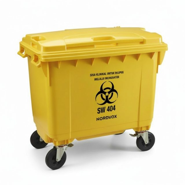 MGB660-Four-Wheel-Bin-in-yellow-Medical-Clinical-Waste-no din points