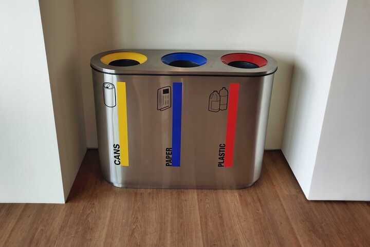Stainless Steel Recycling Bin