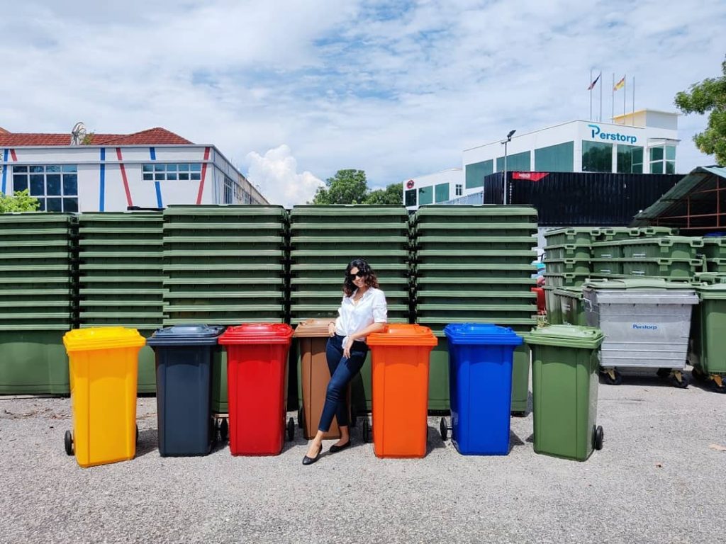 The most common domestic waste in Malaysia with various colour options 