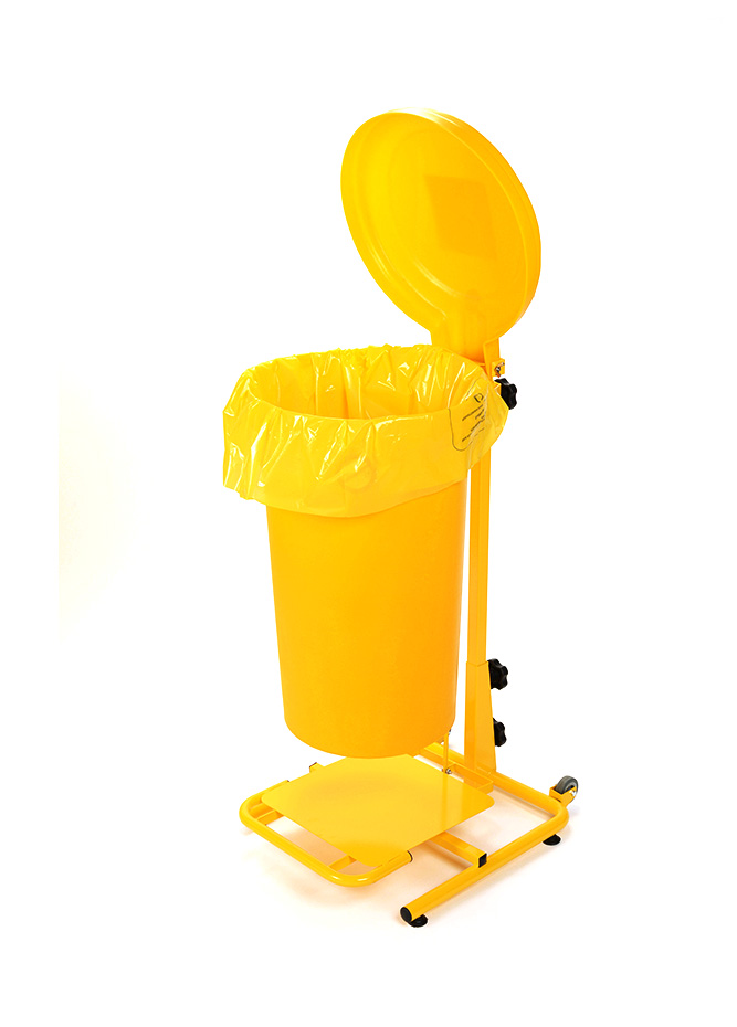 Mobile Pedal Operated Bin 