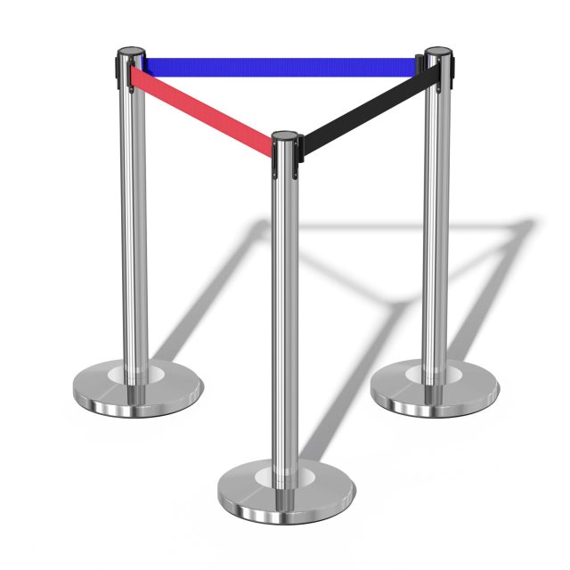 Stainless Steel Queue Up stand with Multiple Colours NORDVOX