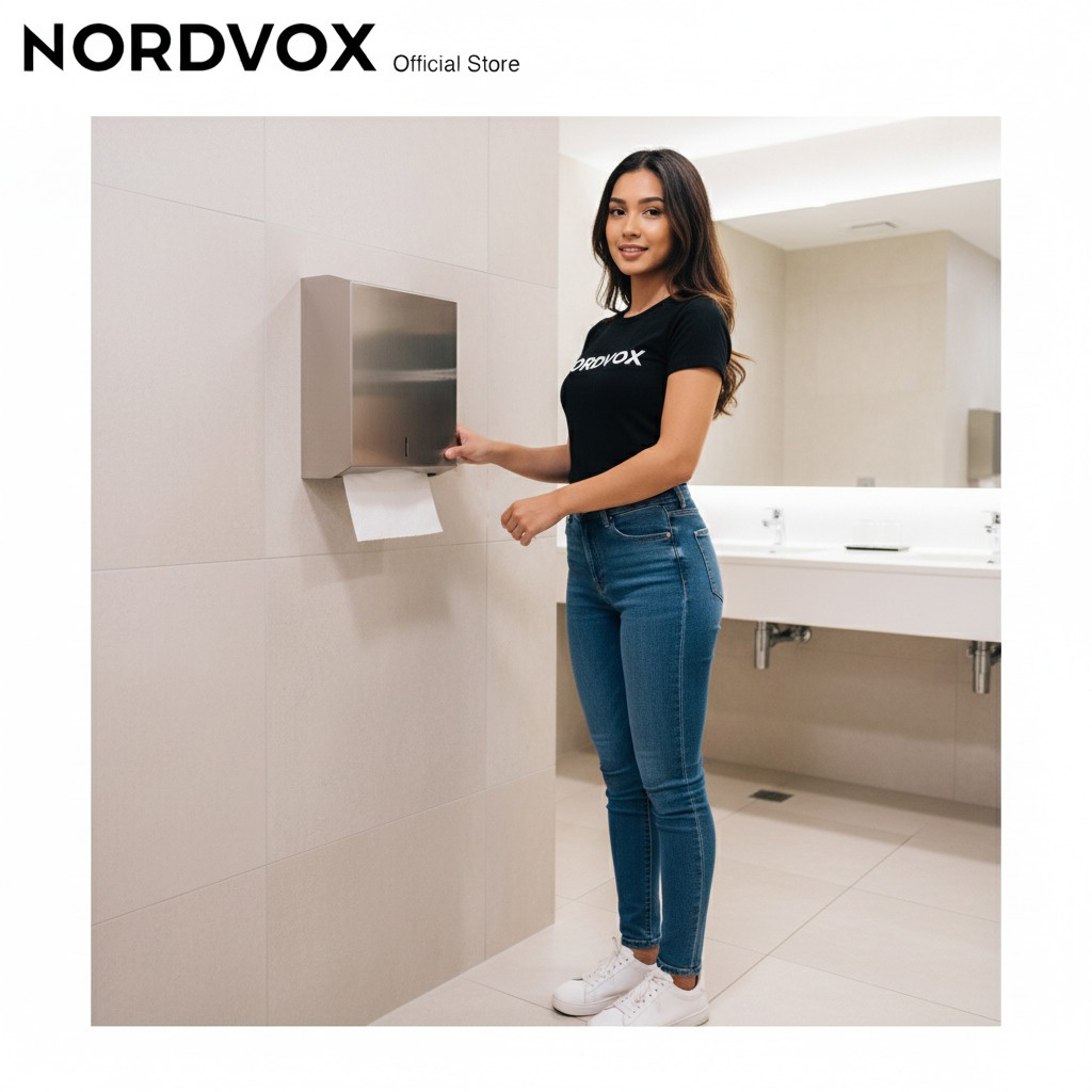 Stainless Steel Tissue Dispenser 