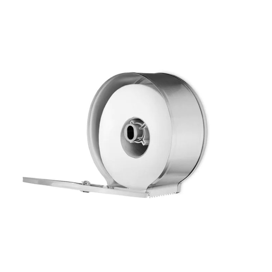 Jumbo Roll Tissue Dispenser in stainless steel