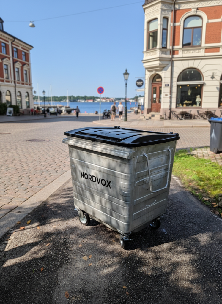 NORDVXO Galvanized bins 
MGB1100G 
1100 Galvanized bin 
