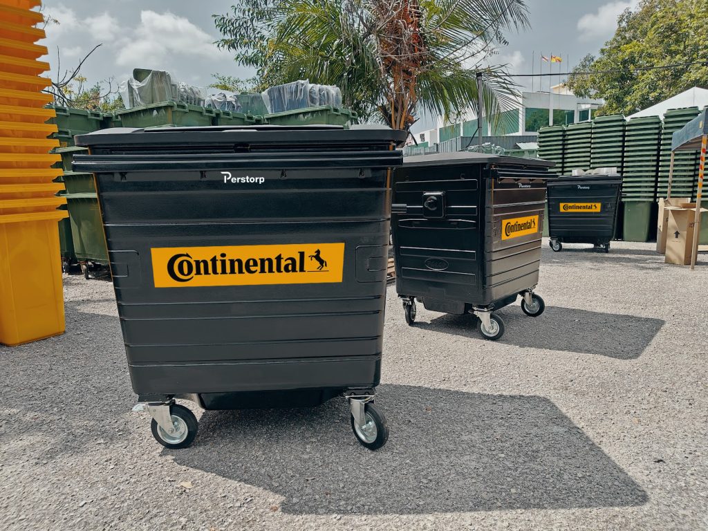 Continental Custom 1100 Galvanized Bins