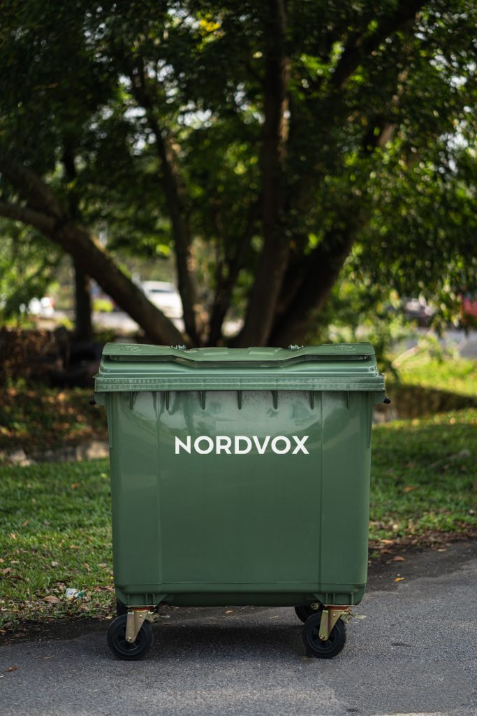 MGB1100 Wheel Bin Four Wheel Bin Wheelie Bins Nordvox 