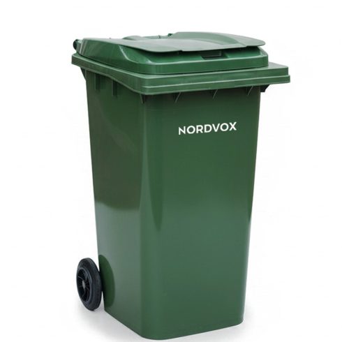 MGB240 Wheel Bin - Nordvox logo 240L Two Wheel Bin Wheelie Bin MGB240 Wheel Bin