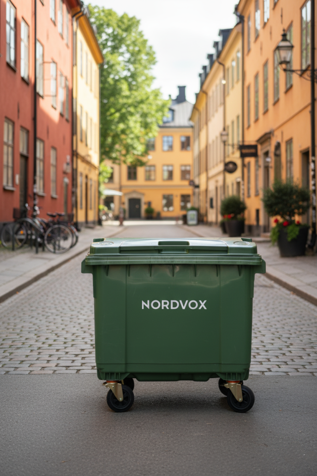 MGB660 Wheel Bin in Sweden