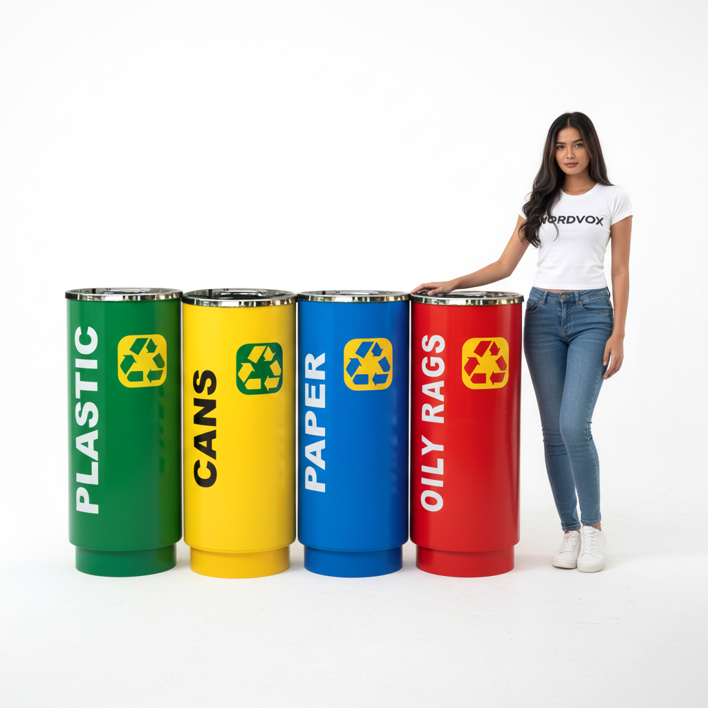 Recycling Bins, Recycling Bin Set RMP4090 