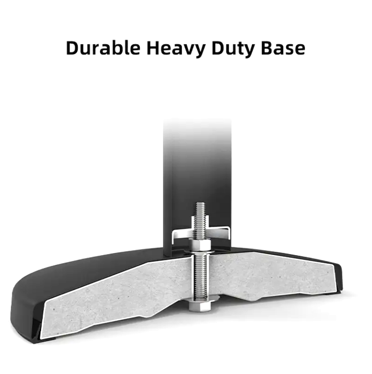 Durable heavy duty queue up stand.