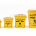 Medical and clinical waste bins in various sizes by NORDVOX