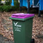 E-Idaman MGB240 Two Wheel Bin Custom Purple