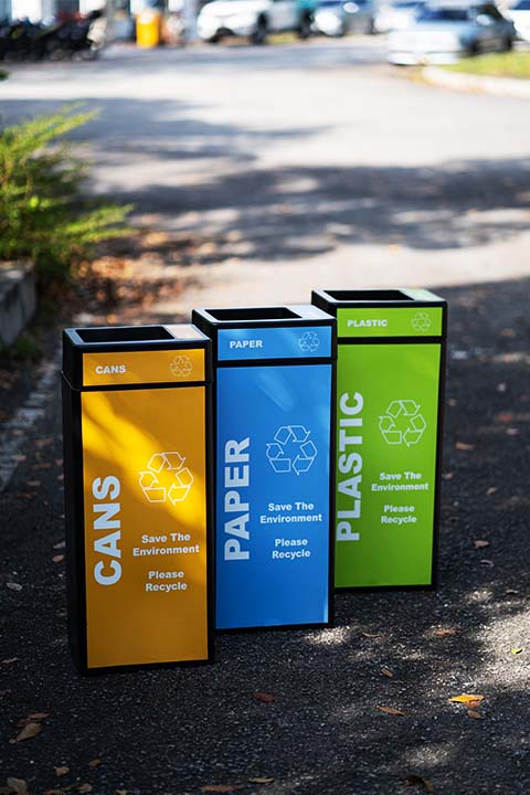 NORDVOX Mobile Slider Recycling Bins