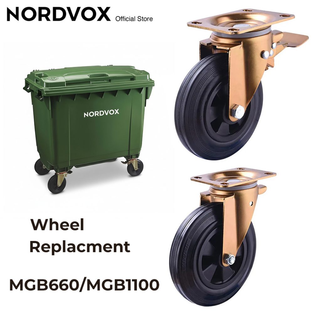 Castor Wheels for MGB660 and MGB1100 with brakes and without 