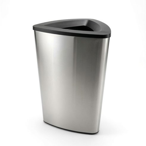 Fjell Triangular Stainless Steel Designer Bin Main