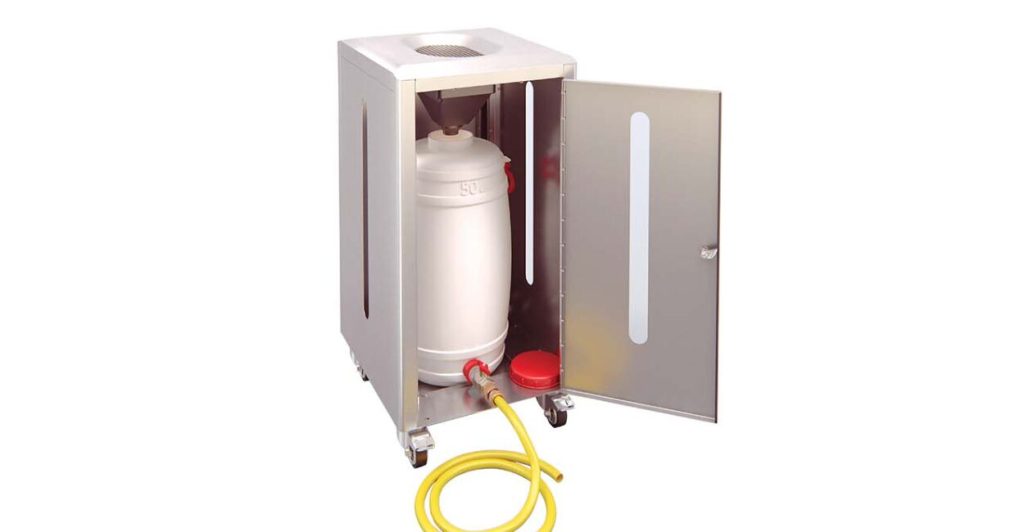Airport Liquid Bin Solution with tank
