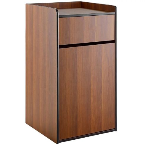 TRC1100 tray return cabinet from NORDVOX — melamine waste receptacle with tray shelf for restaurants and food courts